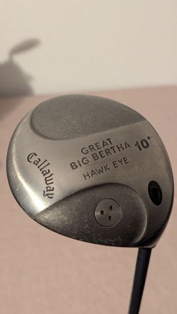 Callaway Great Big Bertha Hawk Eye 10° RH Driver 1-Wood Regular Graphite