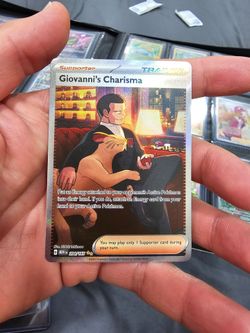 🔥 Giovanni’s Charisma Special Illustration Rare 🔥
