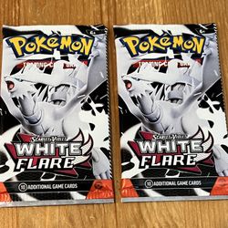 AVAILABLE NOW/MONDAY! Pokemon White Flare Pre Release