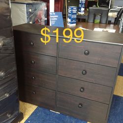 Dresser 8 Drawers In Any Color New-SIZE-46W-16D-36H