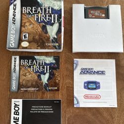 Breath of Fire II (Game Boy Advance, 2002) CIB Complete w/ Box, Manual & Inserts – Authentic