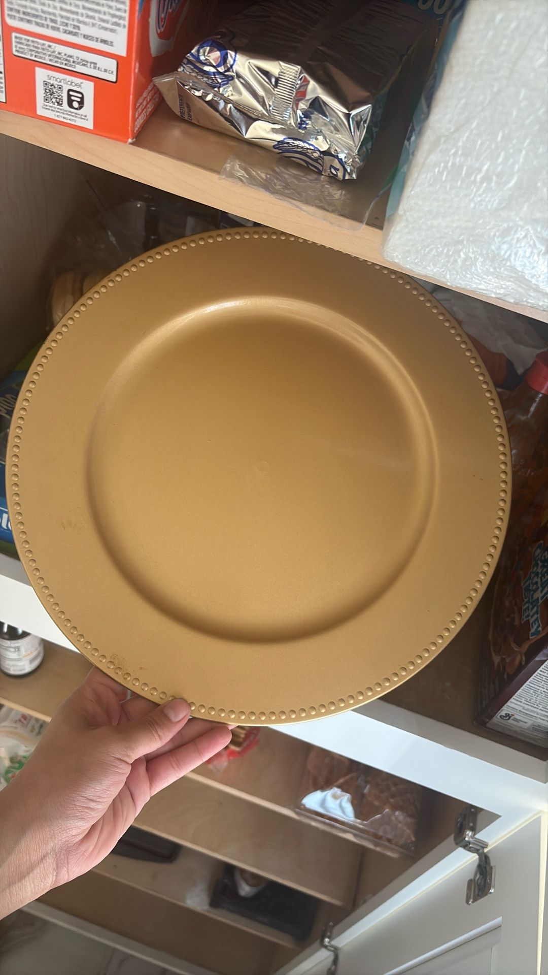Charger Plate  Silver Or Gold 