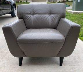 Modern single REAL Leather