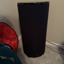 SVS PC-2000 Pro 12" Ported Cylinder Subwoofer (Piano Gloss Black)