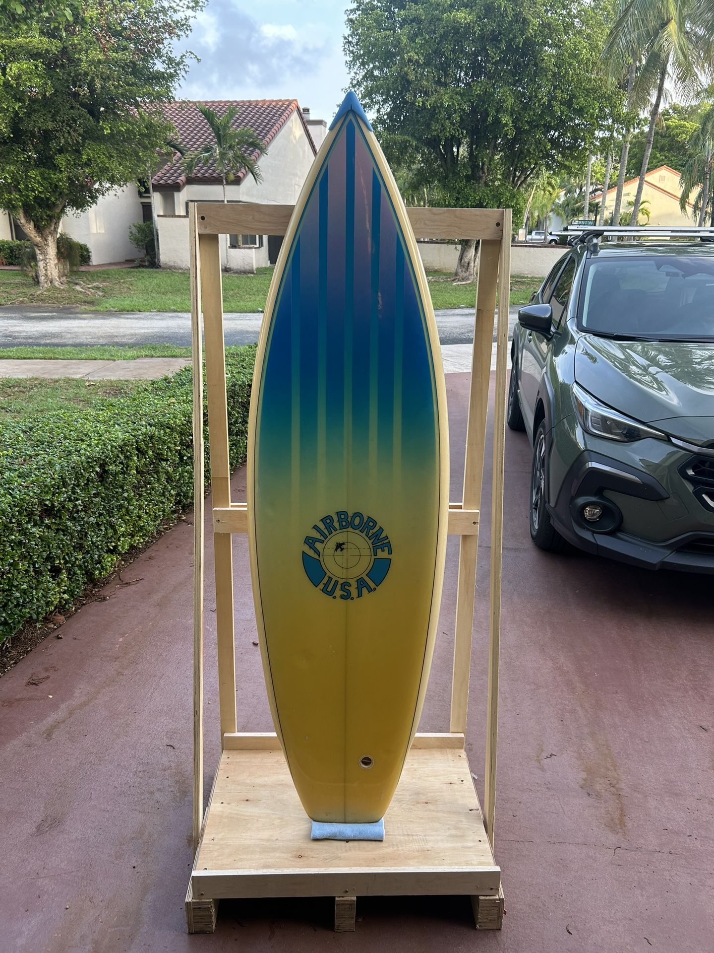 LIMITED EDITION SURFBOARD- A COMMEMORATIVE “USA AIRBORNE” COLLECTIBLE