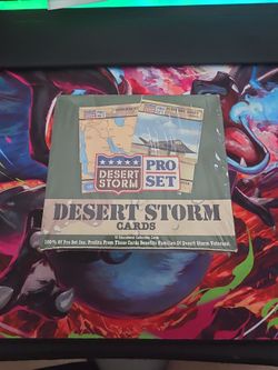 Desert storm collectible cards