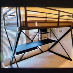 Full Size Loft Bed With Desk