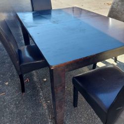 Dining Table with 4 Chairs