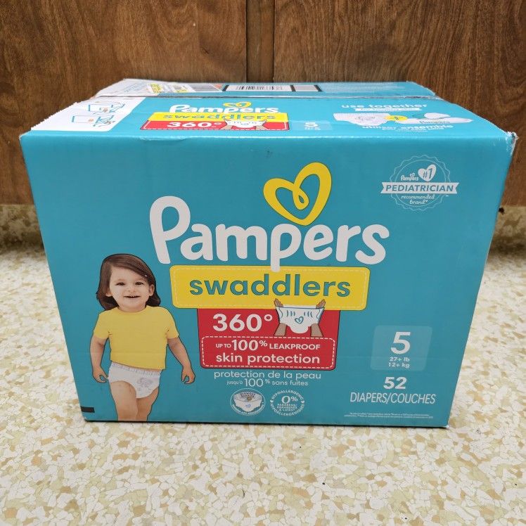 Pampers Swaddlers 360 Pull-On Diapers Size 5 (52 count)