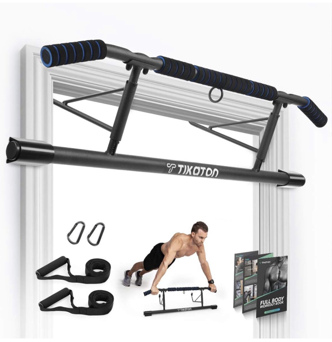 NEW.Pull Up Bar for Doorway - Angled Grip Home Gym Exercise Equipment (111&peoria ave)