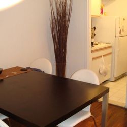 Eq3 Dining Table + 3 Chairs