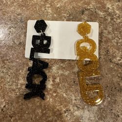 Woman’s New MU Mizzou Earrings Shipping Available 