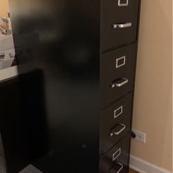Black Files Cabinet 