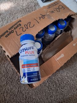 Ensure. Beverage. Vanilla. 12 units