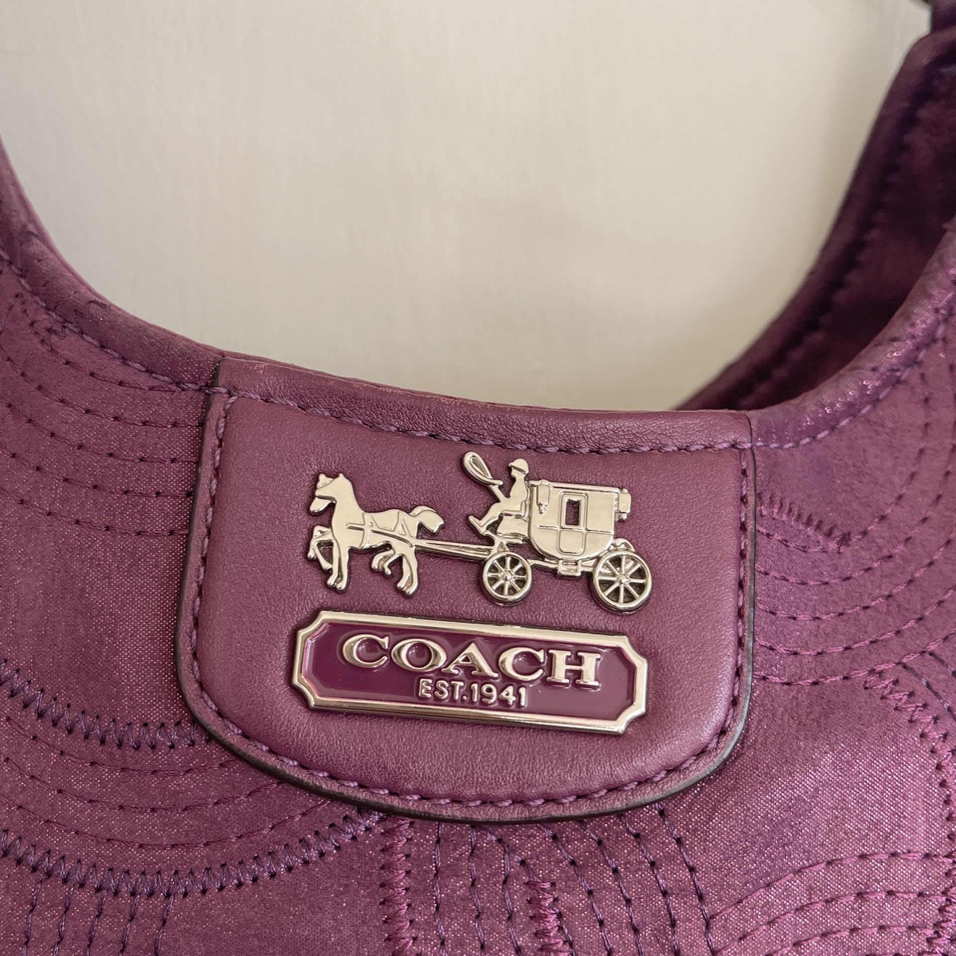 Beautiful Coach Leather Bag  