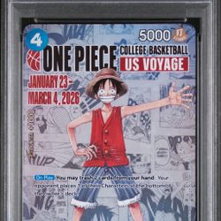 Monkey D Luffy Us Voyage Promo PSA 10