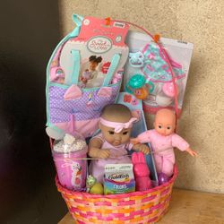 BABY DOLL EASTER BASKET 