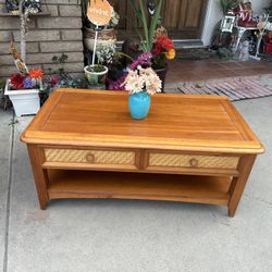 beautiful wood coffee table 