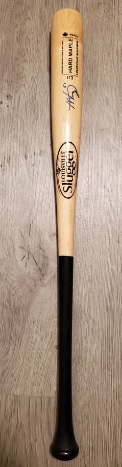 Alex Verdugo Signed Bat