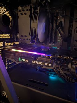 Gaming PC And Monitor