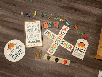 Dino room decor