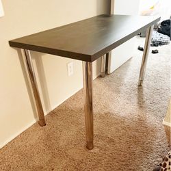 Moving! 2 days left! DARK BROWN DESK / TABLE – $30 obo