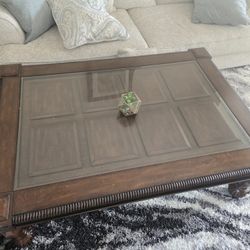 Whole Family Room Furniture Set, Coffee Table, End Table, Fireplace