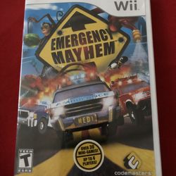 Emergency Mayhem (Nintendo Wii, 2008) Complete and Tested