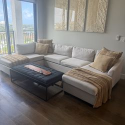 Sofa Sectional U-Shape - Beige