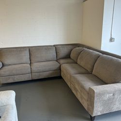 Large Gray Sofa 
