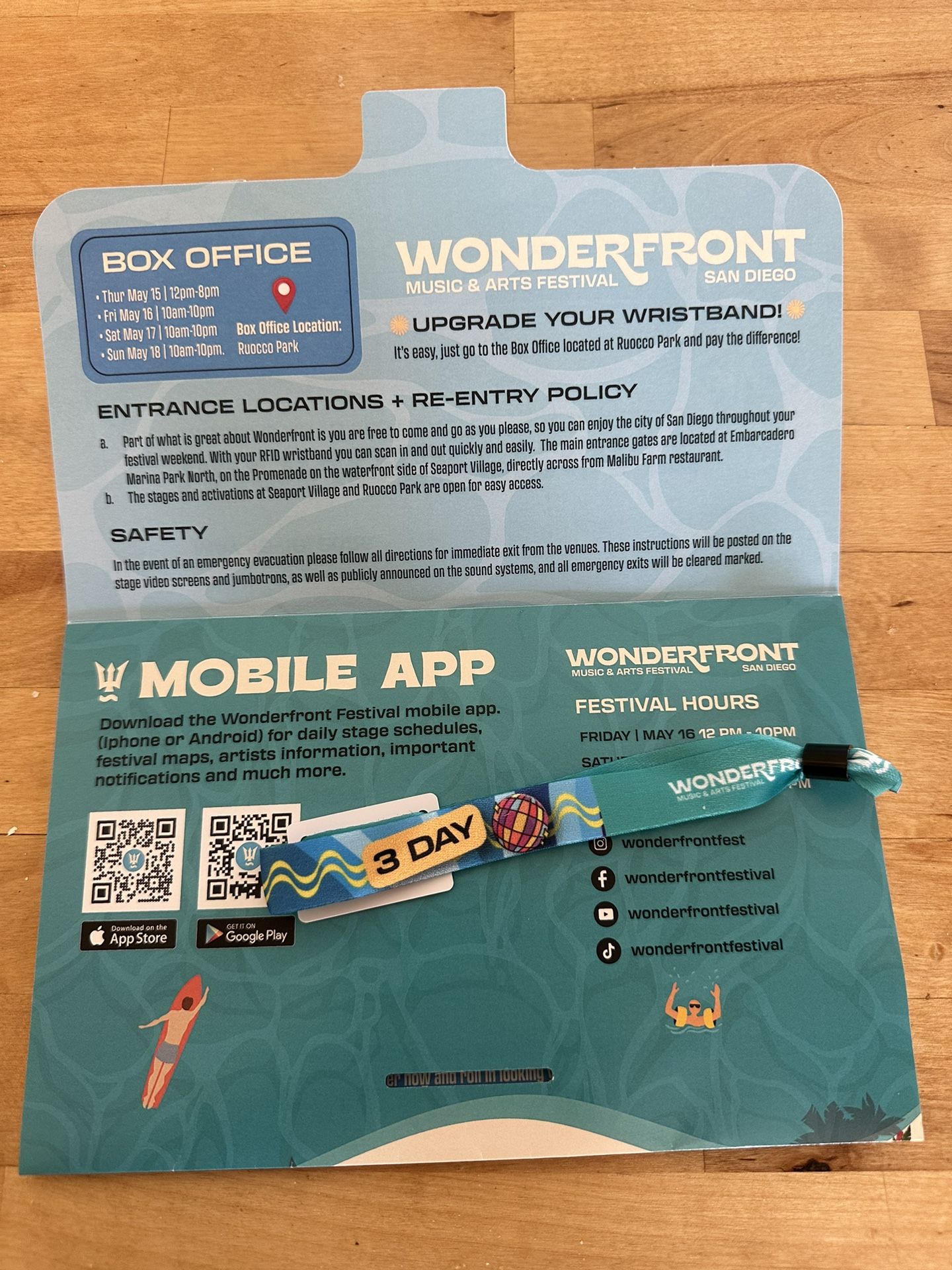 3 Day Wonderfront Festival Ticket