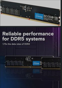 Crucial 8GB Ram DDR5 Non-ECC UDIMM