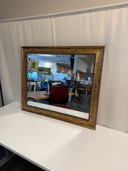 Better Homes and Gardens Gold Toned Distressed Wall Mirror