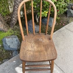 Antique Solid Wood Chair 