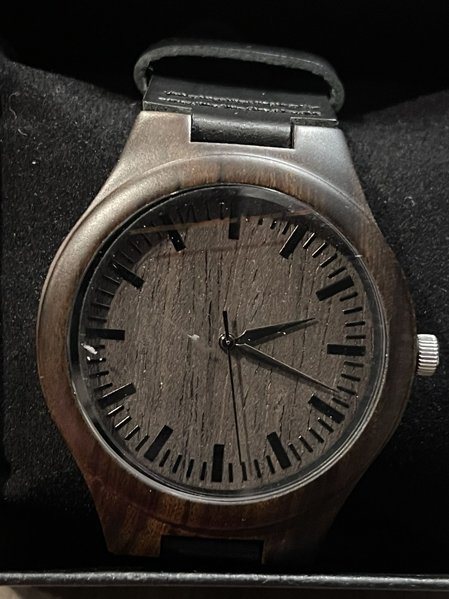 BOBO BIRD Mens Vintage Analog Quartz Wooden Wrist Watches Handmade Casual Men Watch with Cowhide Leather Strap To My DAD