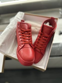 Christian louboutin deals red sneakers