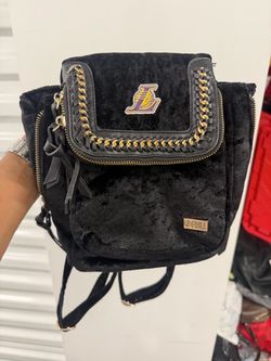lakers leather mini bag