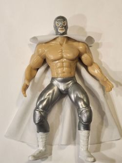 MEXICAN LUCHADOR. MEXICAN BOOTLEG. LUCHA LIBRE LEGENDS. EL SANTO 7 " ACTION FIGURE. $20
