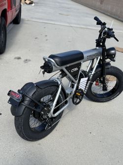 COSWHEEL Electric Bike for Adults, 5000W Peak, 60V 27.5AH Removable Battery, Up to 40MPH & 100 Miles Long Range Electric Motorcycle for Adults, 20" Fa