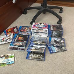 Lot Of Wii And PS4 Video Games