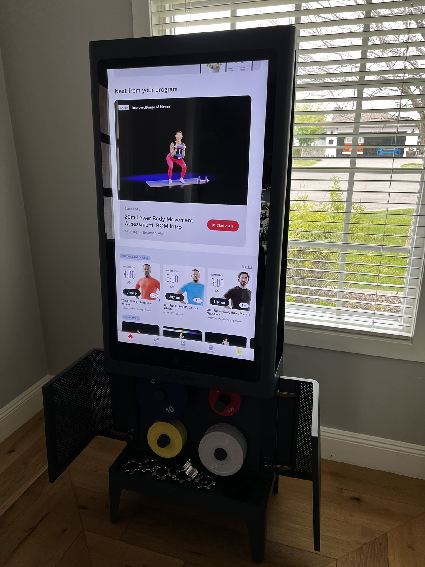 Tempo Home Gym With Extra Weights