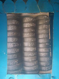 TIRE  195 65 15 each $50up ELMOFLES