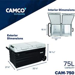Camco 750 DC Refrigerator 