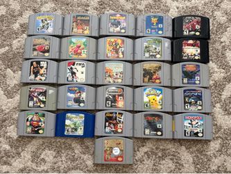 Nintendo 64 games 15 each