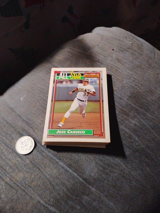 1992 Topps All Star Card Number401 Jose Canseco
