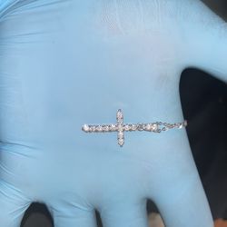 Moissanite Christ Pendant