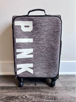PINK Victoria's Secret Rolling Carry-On Luggage