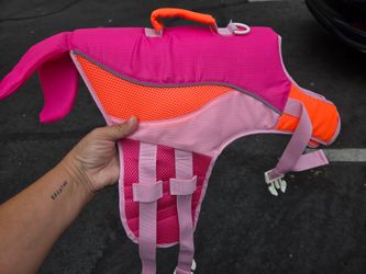Dog Life Jacket Float Vest with  mermaid tail