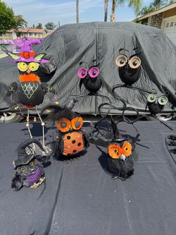 🎃 Halloween  Owl Décor Bundle – Set of 5 – $70 👻