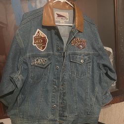 49ers 50th Denim Jacket And Jeans